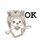 She is Girl（個別スタンプ：13）
