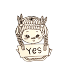 She is Girl（個別スタンプ：15）