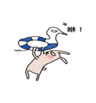 rabbit+duck（個別スタンプ：24）