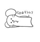 ぽけーっとしたネズミ2（個別スタンプ：4）