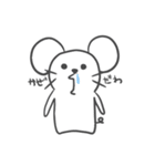ぽけーっとしたネズミ2（個別スタンプ：7）