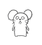 ぽけーっとしたネズミ2（個別スタンプ：20）