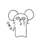 ぽけーっとしたネズミ2（個別スタンプ：23）