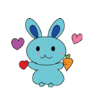 Blue Rabbit family（個別スタンプ：12）