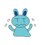 Blue Rabbit family（個別スタンプ：16）