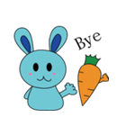 Blue Rabbit family（個別スタンプ：20）
