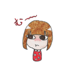 リムレスウッデンドール こけしちゃん（個別スタンプ：5）