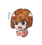 リムレスウッデンドール こけしちゃん（個別スタンプ：13）