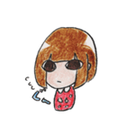 リムレスウッデンドール こけしちゃん（個別スタンプ：23）