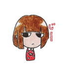 リムレスウッデンドール こけしちゃん（個別スタンプ：28）