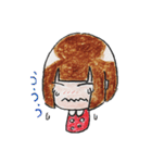 リムレスウッデンドール こけしちゃん（個別スタンプ：38）