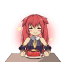 赤ねちゃんの毎日の表現（個別スタンプ：7）