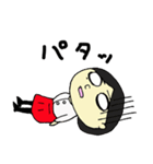 a round face girl（個別スタンプ：19）