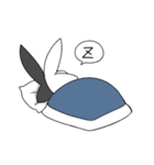 黑白ウサギ（個別スタンプ：23）