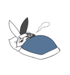 黑白ウサギ（個別スタンプ：25）