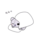 紫のテディ（個別スタンプ：4）