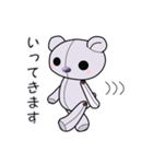 紫のテディ（個別スタンプ：9）