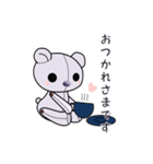 紫のテディ（個別スタンプ：18）
