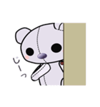 紫のテディ（個別スタンプ：40）