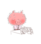 Piggy's office life ver.1（個別スタンプ：9）