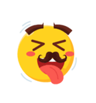 Moustache Moji（個別スタンプ：3）