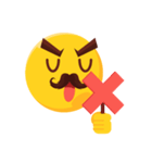 Moustache Moji（個別スタンプ：6）
