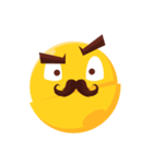 Moustache Moji（個別スタンプ：8）