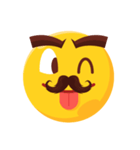 Moustache Moji（個別スタンプ：9）