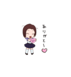 ストレート二人の日常（個別スタンプ：7）
