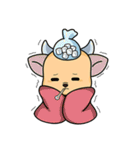 Cow Bear（個別スタンプ：34）