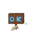 がんばるなまけもの。（個別スタンプ：22）