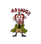 samrai monkey（個別スタンプ：13）
