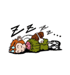 samrai monkey（個別スタンプ：22）