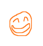 orange line face（個別スタンプ：2）