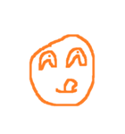 orange line face（個別スタンプ：5）