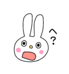 大好きな人へ使いやすいうさぎくん（個別スタンプ：18）