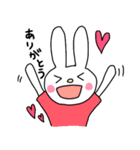 大好きな人へ使いやすいうさぎくん（個別スタンプ：20）