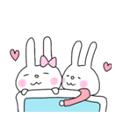 大好きな人へ使いやすいうさぎくん（個別スタンプ：24）