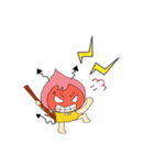 ちび悪魔ももたんとみったん（個別スタンプ：16）
