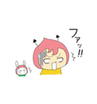 ちび悪魔ももたんとみったん（個別スタンプ：19）