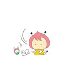 ちび悪魔ももたんとみったん（個別スタンプ：23）