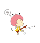 ちび悪魔ももたんとみったん（個別スタンプ：34）