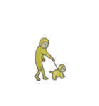 イエロータイツ男（個別スタンプ：3）