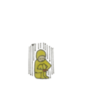 イエロータイツ男（個別スタンプ：8）