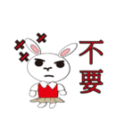 Sweet baby (border collie and rabbit)（個別スタンプ：37）