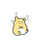 キンクマきゅーちゃんの使えるスタンプ（個別スタンプ：19）