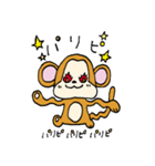 お猿さんのスタンプ（個別スタンプ：36）
