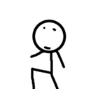 やる気がない棒人間（個別スタンプ：8）