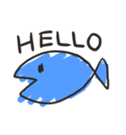 水族館のいきものスタンプ（個別スタンプ：1）