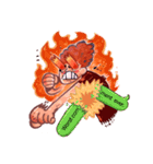 Boy on Fiyah！！（個別スタンプ：2）